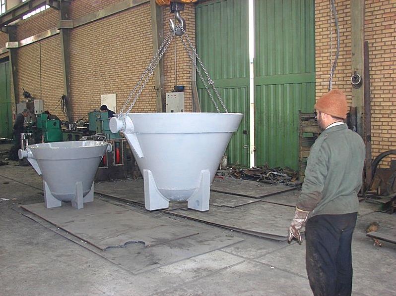 پاتیل‌های فولادی حمل مذاب